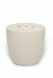 Mini urna de cerâmica para cinzas 'Carrara' com porta-vela