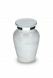 Pequena urna funerária 'Elegance' com efeito pedra natural branco-cinza