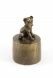 Urna para cinzas bronzeada Yorkshire Terrier