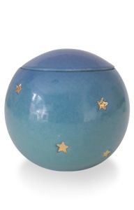 Urna estrella bebé azul oscuro