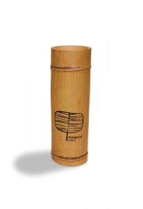 Mini urna para cinzas de cremação de bambu