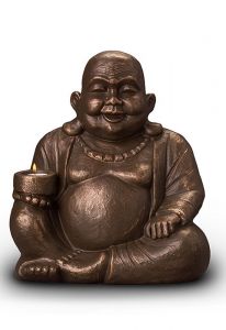 Urna de Buda com castiçal