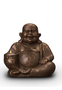 Mini urna Buda com castiçal