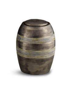 Mini urna cinzas em cerâmica
