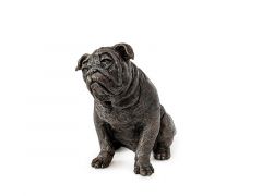 Urna Bulldog para cinzas em formato de cachorro