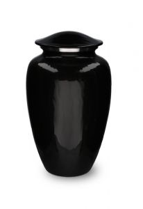 Urna funerária 'Elegance' preto com efeito decorativo perolado