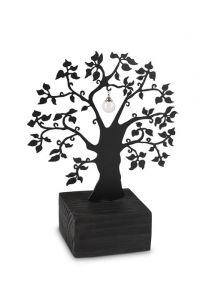 Escultura urna 'Árvore da vida' com pingente para cinzas