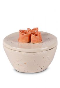 Mini urna funerária em cerâmica