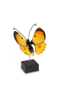 Mini urna funerária de borboletas