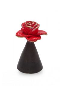 Mini urna artesanal para cinzas 'Rosa'