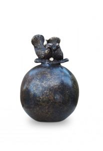 Mini urna cinzas em bronze