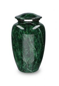 Urna funerária 'Elegance' com efeito pedra natural verde