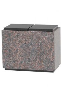 Urna dupla/companheira em diferentes tipos de granito