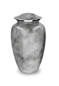 Urna funerária 'Elegance' com efeito pedra natural cinza