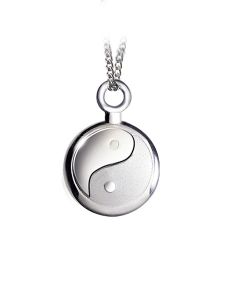 Joyería en plata para cenizas ying yang