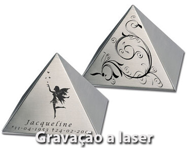 Urnas funerárias placas de gravação